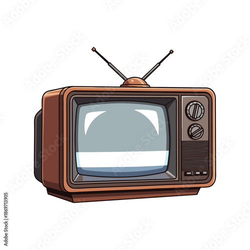 vintage tv set