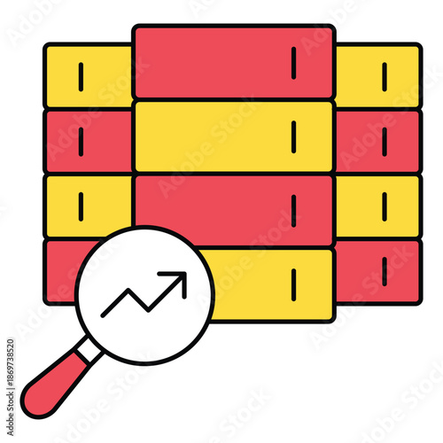 Big Data Analytics Dashboard and Data Insights Icon