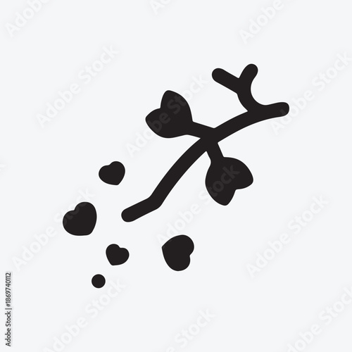 Black and white vector illustration of a jumping man with paint splashes and footprint elements