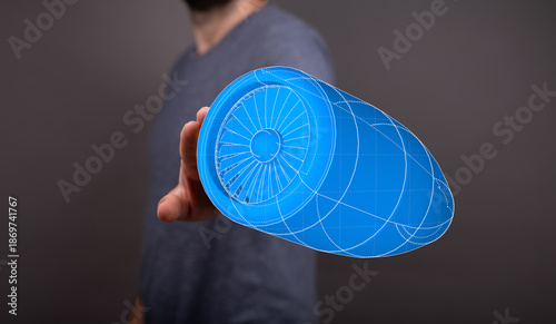 An artistic visualization o...