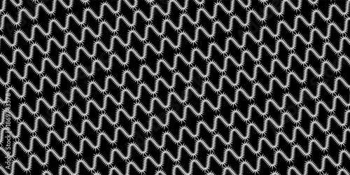 A sidewalk or tile pattern with a realistic line texture. A famous beach walkway in Rio de Janeiro, Brazil. A repeating wavy print in sidewalk style. Vector graphic illustration.