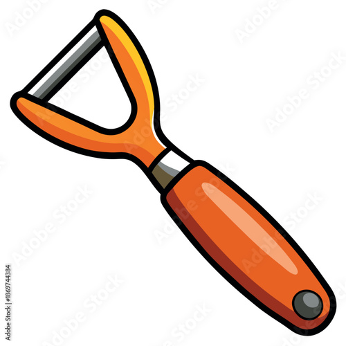 Peeler isolated on white  background.