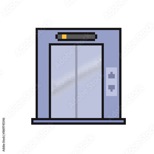 elevator lift icon pixel art