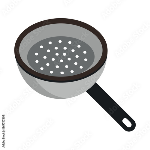 Sieve isolated on white background. 
