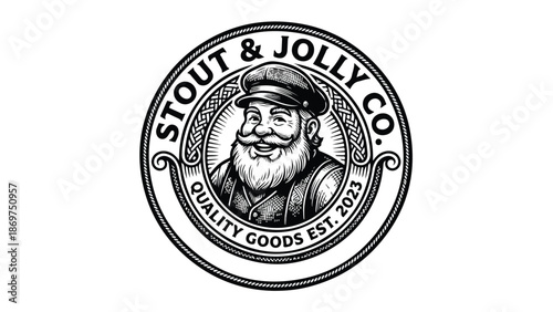 Stout and Jolly Co Logo Quality Goods Established 2023.