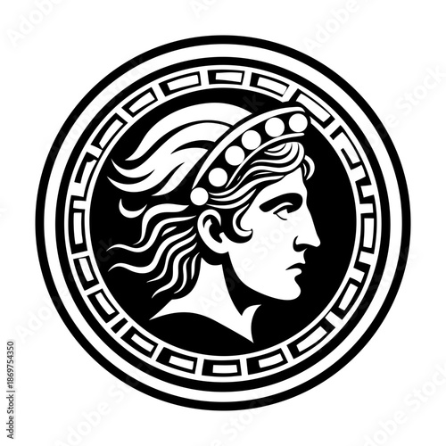 Glyph Style Ancient Coins Symbols 