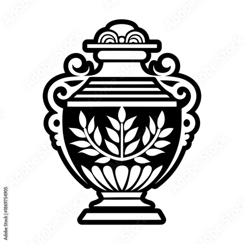 Glyph Style Ancient Vase Symbols