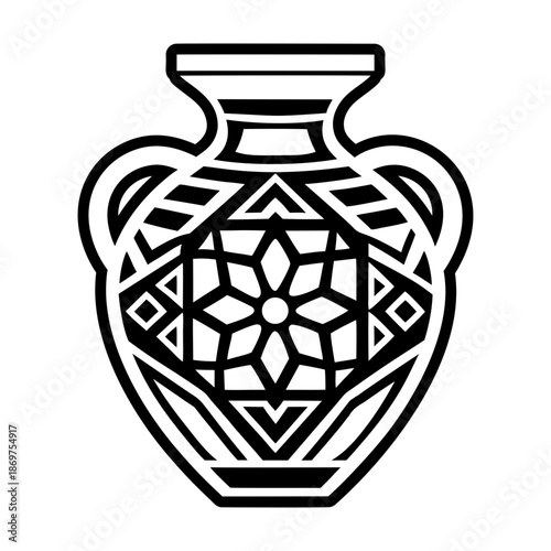 Glyph Style Ancient Vase Symbols