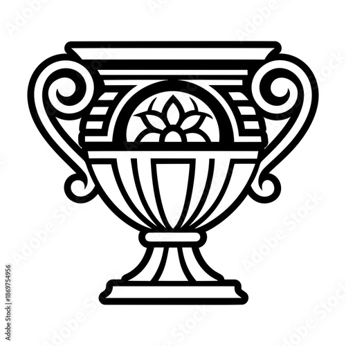Glyph Style Ancient Vase Symbols