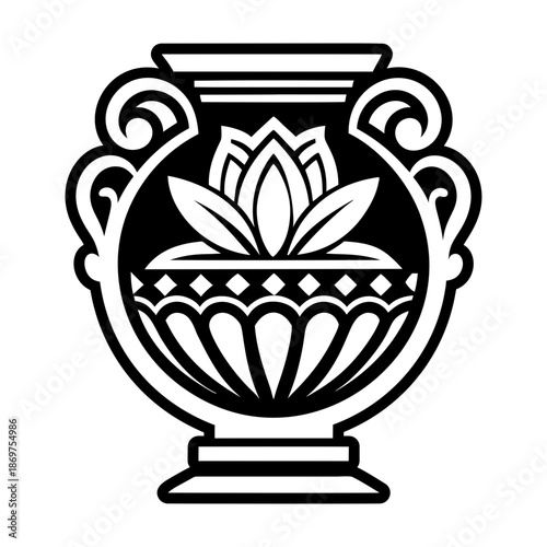 Glyph Style Ancient Vase Symbols