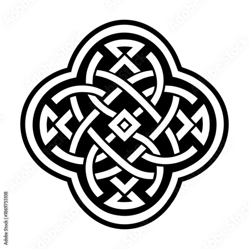 Antique Brooch Glyph Style Logos
