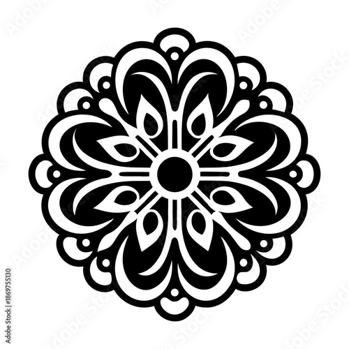 Antique Brooch Glyph Style Logos
