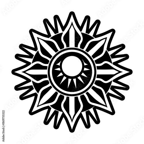 Antique Brooch Glyph Style Icons