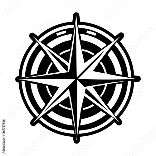 Compass Glyph Style Symbols
