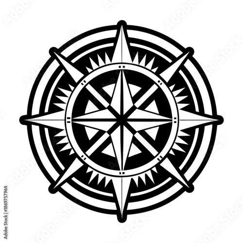 Compass Glyph Style Icons 
