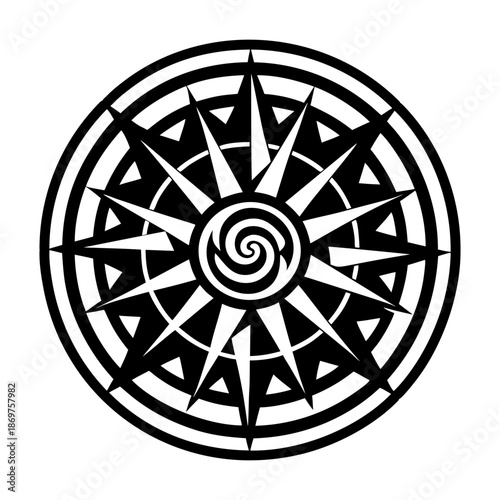 Compass Glyph Style Icons 
