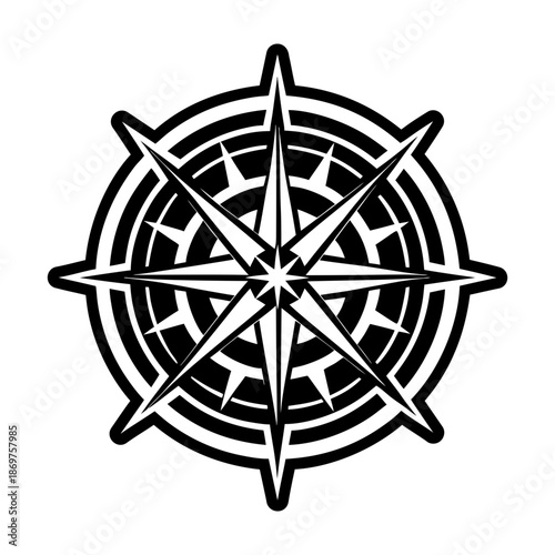 Compass Glyph Style Icons 
