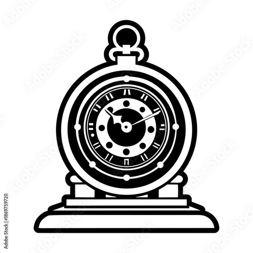 Pocket Watch Glyph Style Symbols