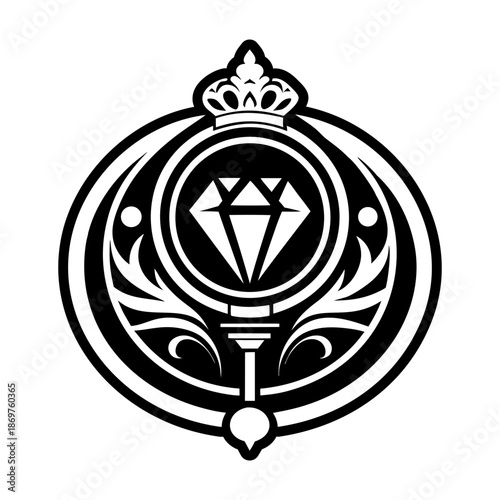Glyph Style Royal Sceptre Symbols
