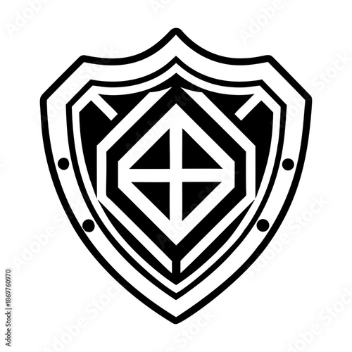  Glyph Style Shield Icons 
