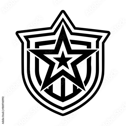  Glyph Style Shield Icons 
