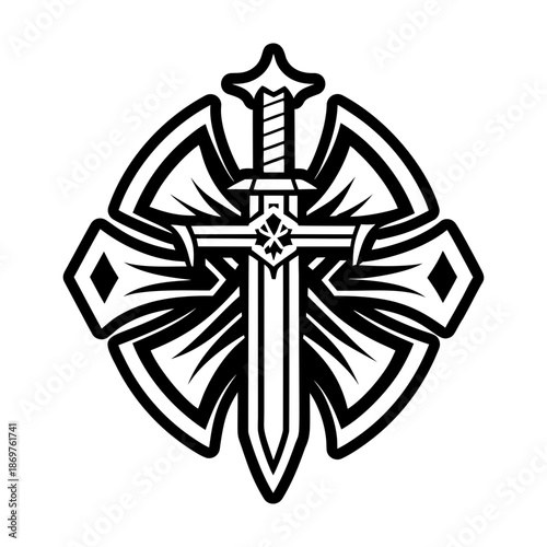  Glyph Style Sword Icons