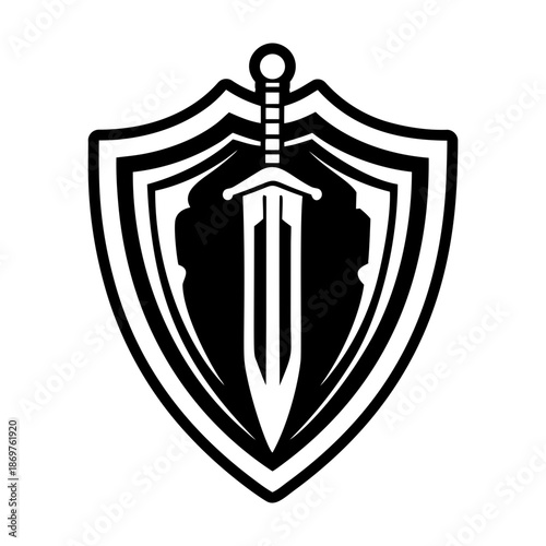 Glyph Style Ancient Sword Symbols 
