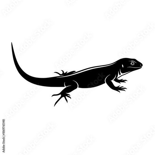 vector illustration of a lizard