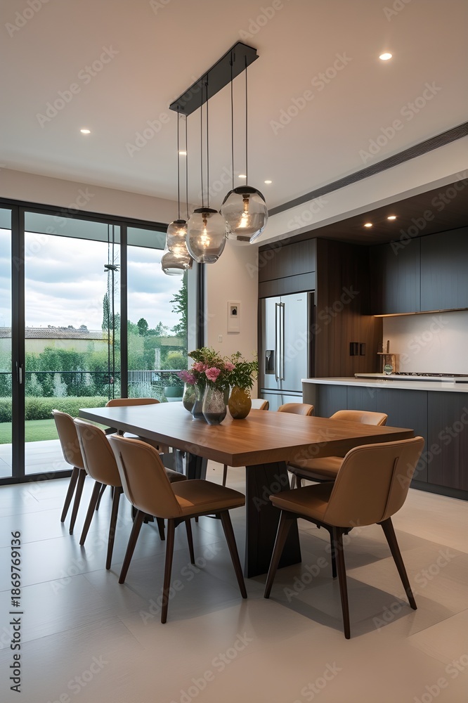 custom made wallpaper toronto digitalmodern dining room with kitchen