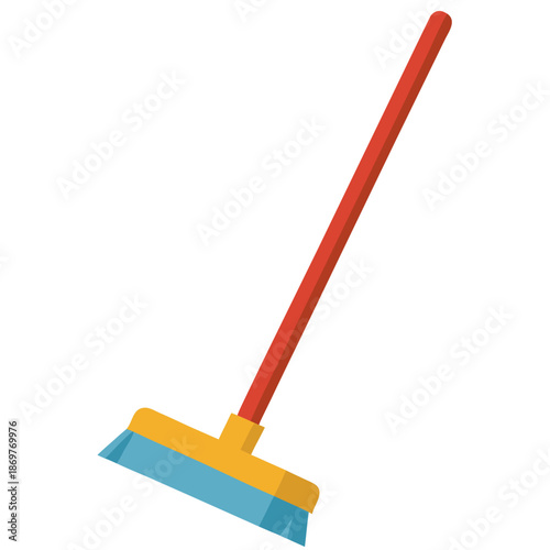 broom isolated on white
