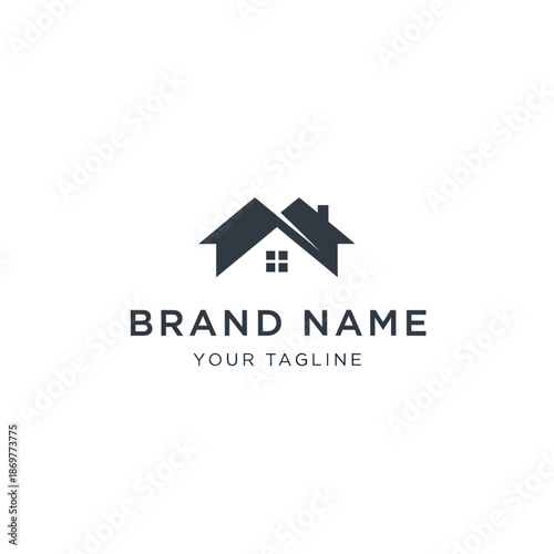 House Logo Design Template for Real Estate. Free Download House Logo Design Template for Real Estate. - GFXLoad