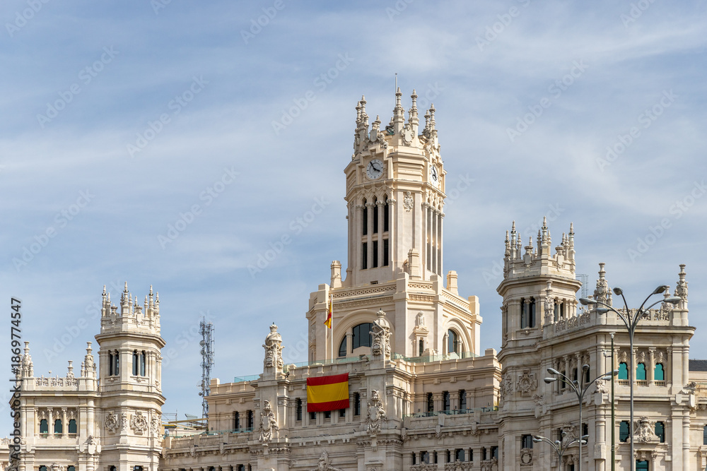 Obraz premium Cybele Palace, Madrid, Spain