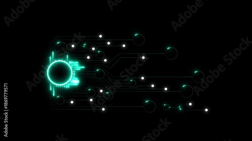 Agentic AI tools concept with neon interface box, illustrating multi-agent automation, smart task orchestration and efficiency-driven artificial intelligence systems