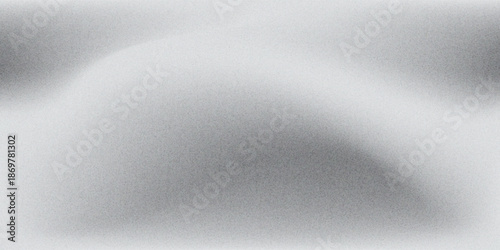 Gradient grainy background, white illuminated spots on black, noise texture effect