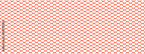 Red grill mesh, net, or fence vector pattern background