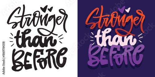 Motivation hand drawn doodle lettering quote. Lettering for t-shirt design, mug print, bag print, clothes fashion. 100% hand drawn vector image.
