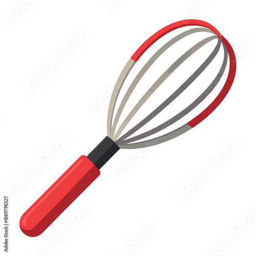 Whisk-isolated-on-white background. 