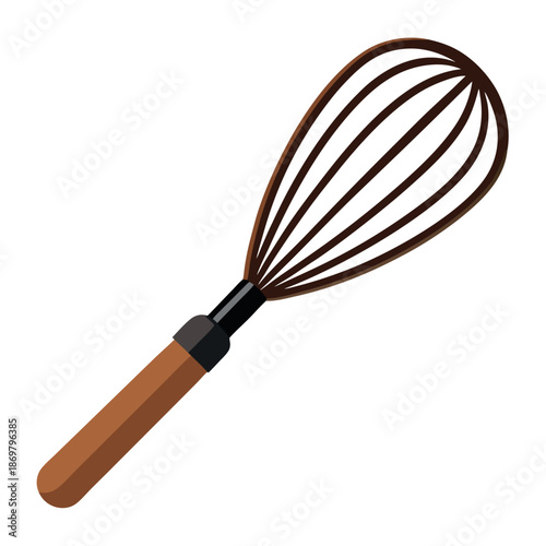 Whisk-isolated-on-white background. 