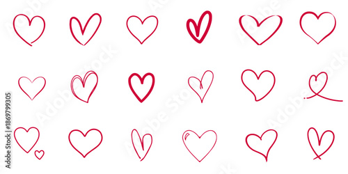 Minimalist pink heart grid pattern for February 14 Valentine, geometric composition with simple romantic stripes, basic love lineup element, parallel linear symmetry, regular red heart array design.