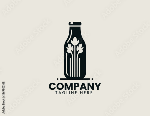 celery juice black vector logo illustrator