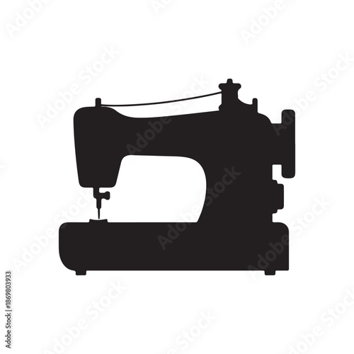Machine sewing icon vector flat style trendy