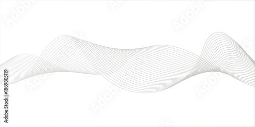 Abstract white blend wave curve line and white background texture. digital frequency track equalizer. modern abstract glowing wave background.	
