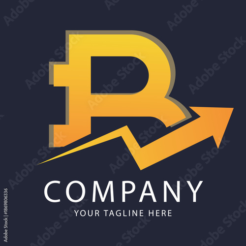 The B logo is shaped like the letter B, with abstract and elegant colors.