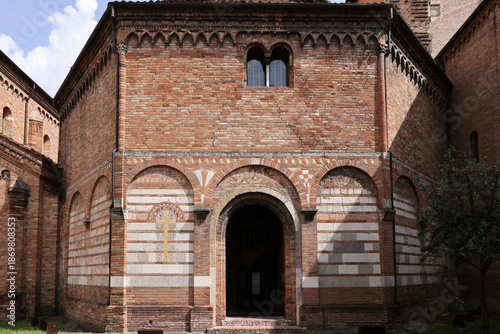 Wallpaper Mural Church of the Holy Sepulchre, part of The Basilica of Santo Stefano complex of religious edifices in the city of Bologna. Italy. locally known as Sette Chiese(Seven Churches) or Santa Gerusalemme Torontodigital.ca