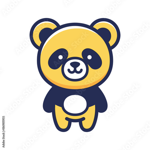 Adorable Cartoon Panda Bear Illustration