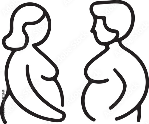 Healthy Women and Healthy Man Dialogue Icon 