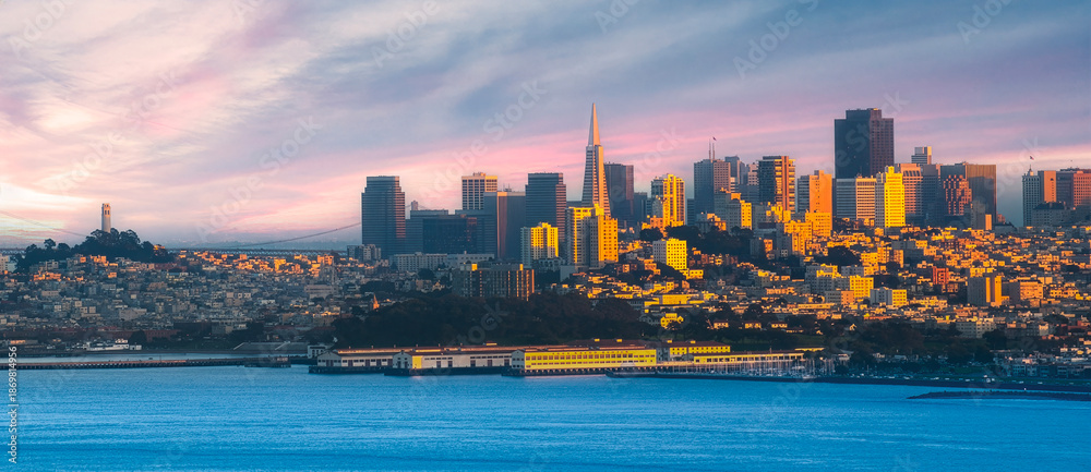Naklejka premium San Francisco, California, United States of America
