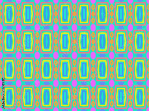 Seamless colorful abstract pattern. For textiles, wallpapers, fashion prints, packaging, stationery, and modern graphic design projects