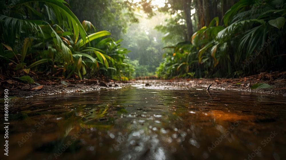 Fototapeta premium river in the jungle