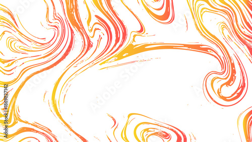 Abstract fire background vector illustration featuring a tribal tattoo style with red and orange swirls, floral ornaments, and wave patterns for a decorative art texture wallpaper design